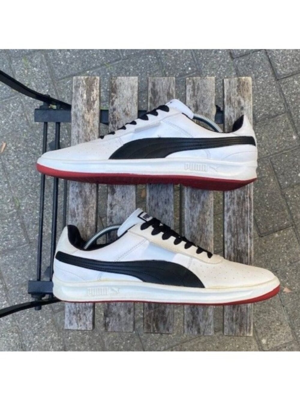 Puma G. Vilas White Leather Sneakers Men's Size US 11 Low Top Shoes 352758-29